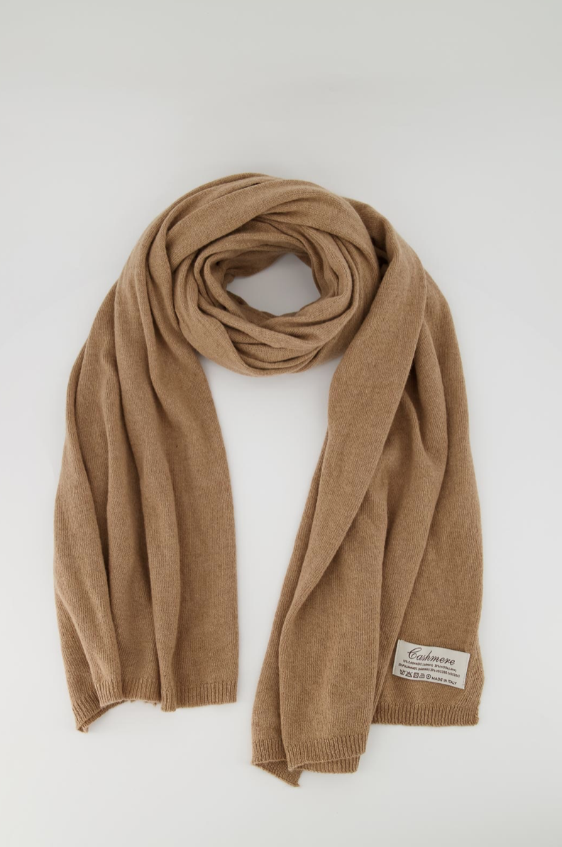 cashmere sjaal camello