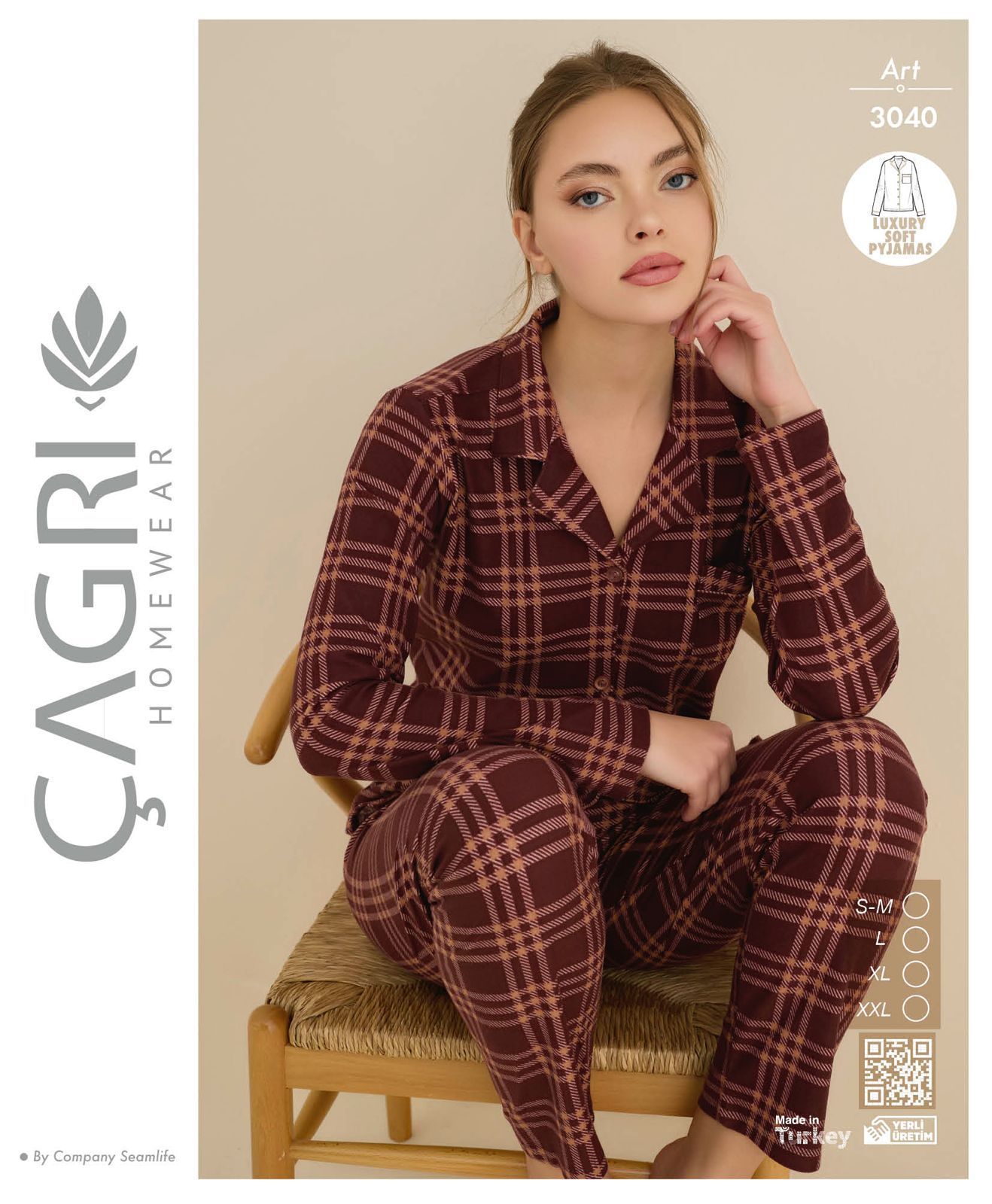 Flanellen Pyjama Set Nelly