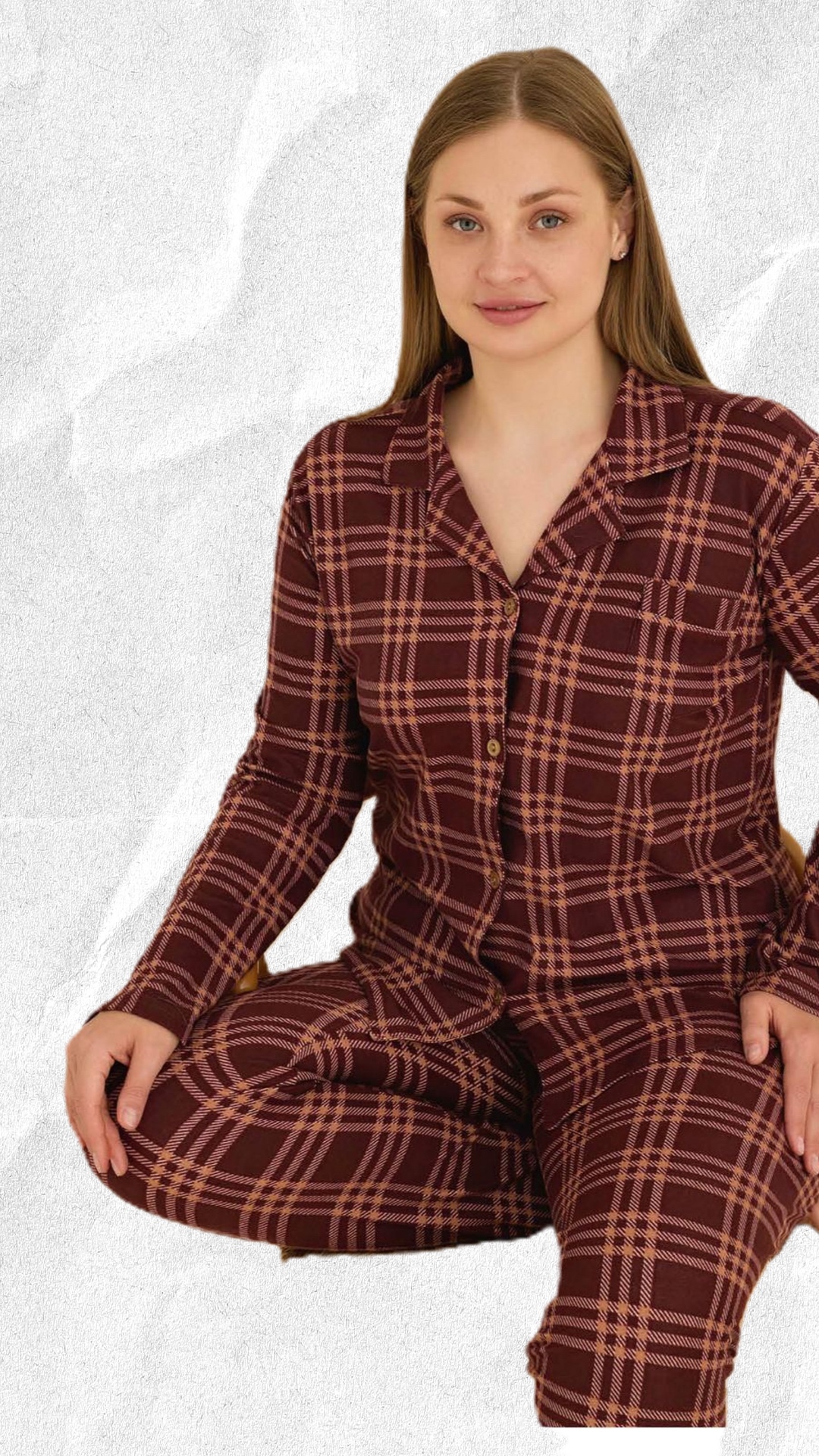 Flanellen Pyjama Set Nelly