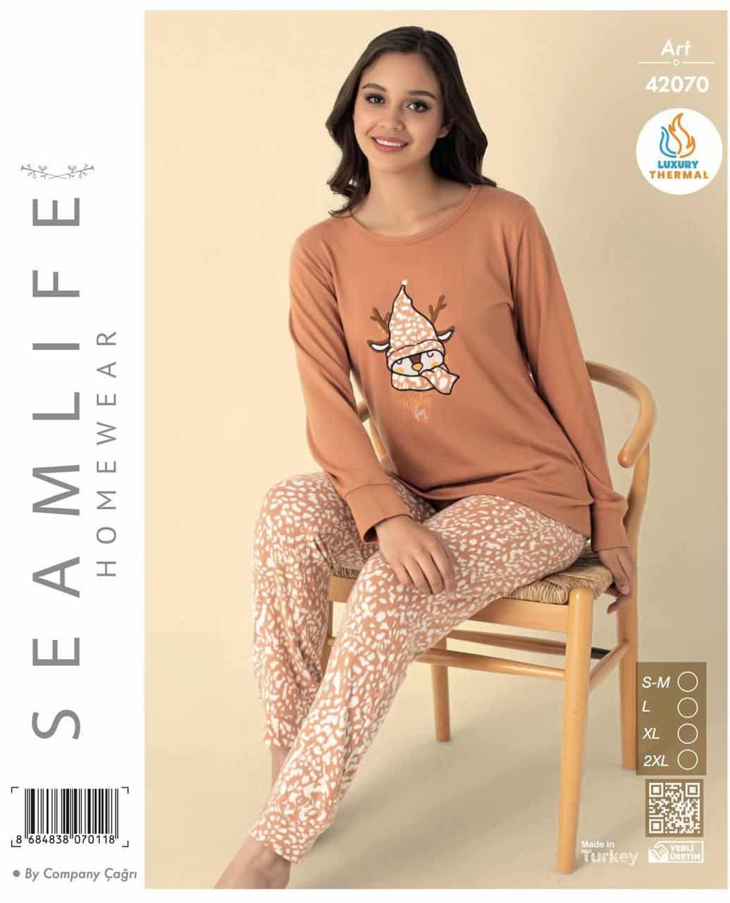 Dames Winter Pyjama Set Varda