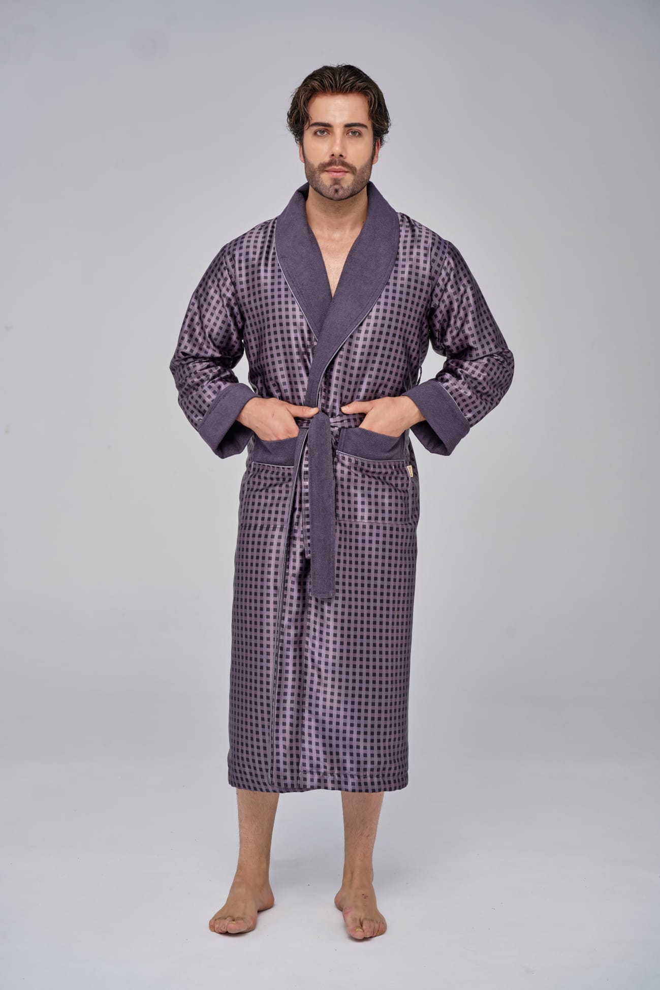 Luxe Heren Silk Badjas Hanro