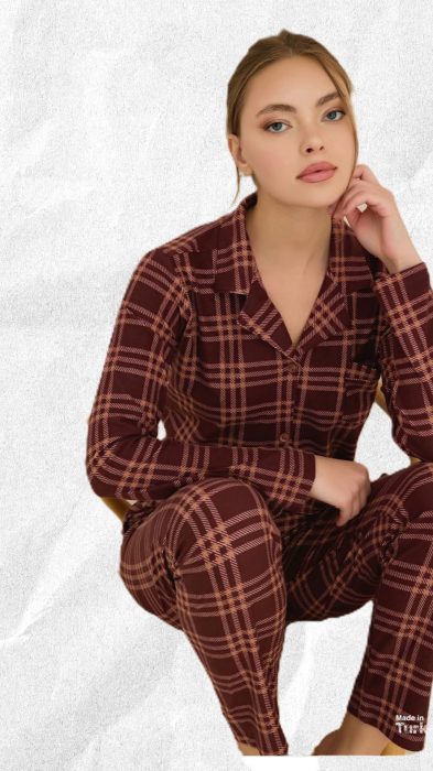 Flanellen Pyjama Set Nelly